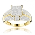 Women's Rings Jewelry for Women European Beautiful Women Wedding Rings Gold Inlaid Zircon Classic