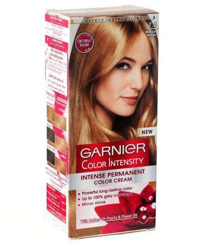Garnier Color Intensity Hair Color Cream - 7.0 Medium - Blonde- 60 ml + 40ml
