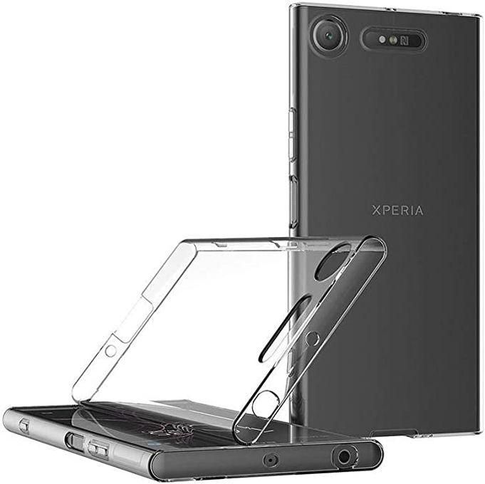 Silicone Back Case Cover For Sony Xperia XZ1 - Clear