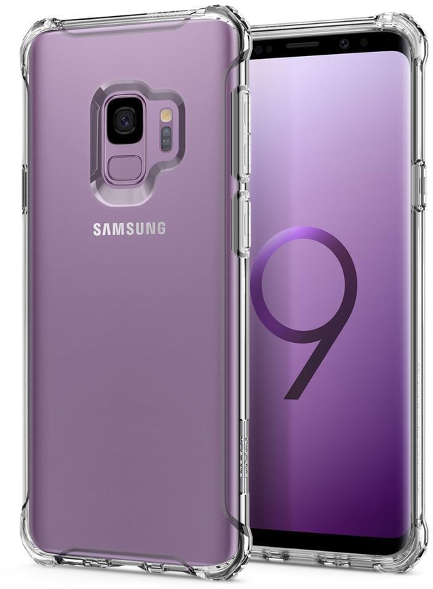 Spigen Rugged Crystal Samsung Galaxy S9 Case (Crystal Clear)