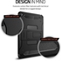 Spigen iPad Mini 4 Tough Armor Kickstand cover / case - Smooth Black
