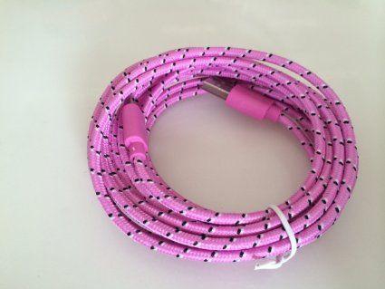 10 Ft long 3m Flat Noodle Data Cable Charger for iPhone 6 and 6plus