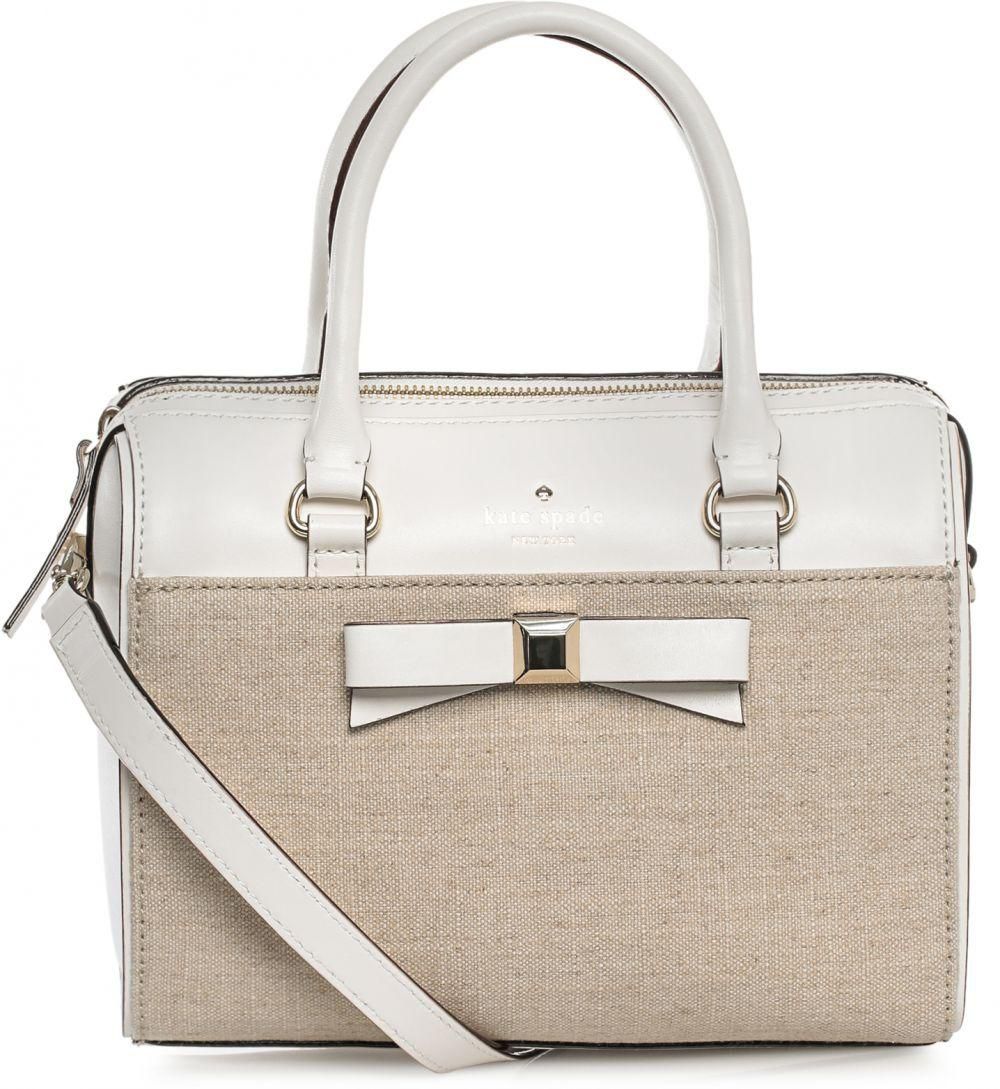 كايت سبايد حقيبة متعددة للنساء-بيج - حقائب بتصميم الاحزمة