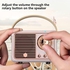 Goodern Retro Bluetooth Speaker,Portable Vintage Wireless Bluetooth Speakers, Cute Old Fashion Style for Kitchen Desk Bedrooms Office Party Outdoor Kawaii Accessories IOS Android Smartphone-White