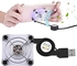 Mobile Phone Cooling Fan, DELFINO Portable Gaming Universal Mobile Phone with 4 Suction Cups Cooling Master for Gaming Phone, Suitable for Phone Heat