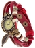 Boho Chic Vintage Watch - Red