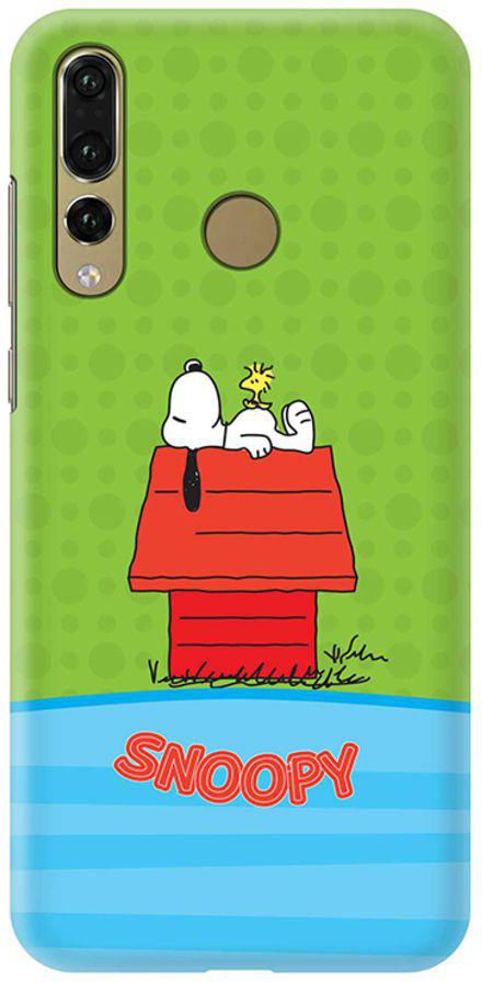 Matte Finish Slim Snap Case Cover For Huawei Nova 4 Snoopy 1