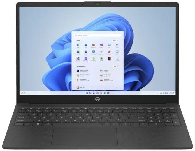HP 15-fc0036ne 7Y7P7EA Laptop - 15.6 Inch HD - AMD Ryzen 7-7730U - 512GB SSD 16GB RAM - Windows 11 - Black
