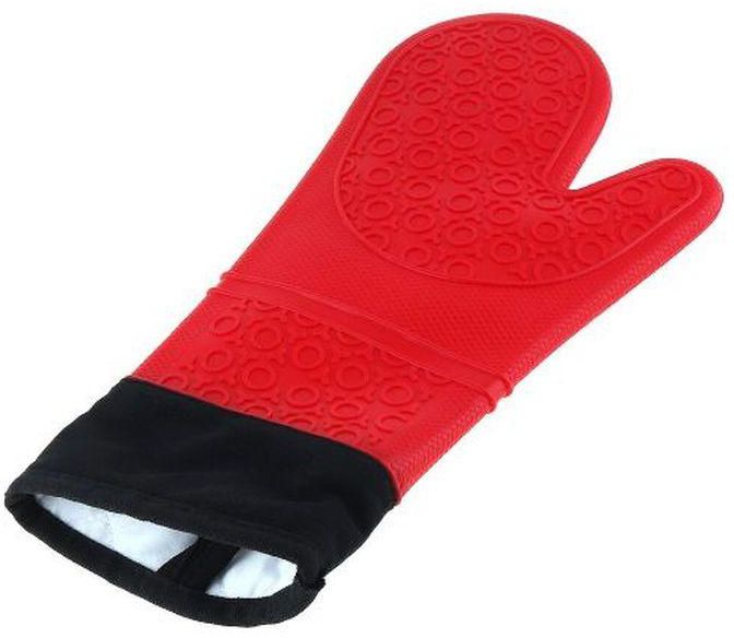 Silicon Oven Gloves - Thick Filled & Padded - Anti Heat - 1 Pcs