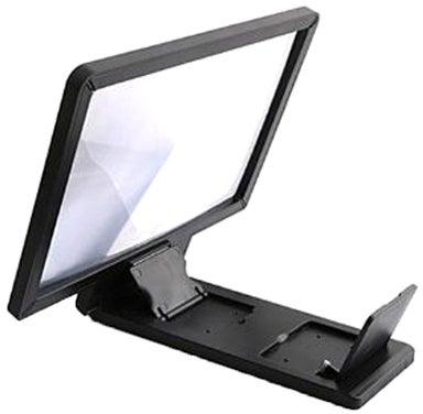 Universal Mobile Phone Screen Magnifier Stand Black