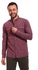 Andora Plaids Front Pockets Full Sleeves Shirt - Bugundy