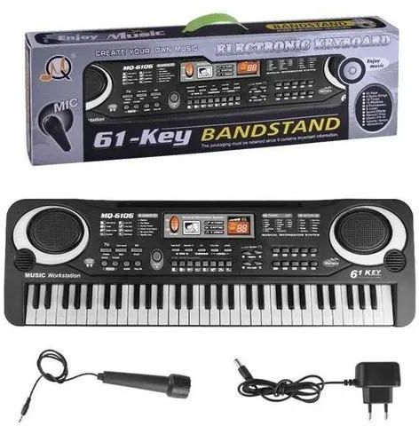 Generic Keyboard Kids 61 Key Electronic Digital Piano + Microphone