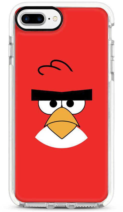 Protective Case Cover For Apple iPhone 7 Plus Red - Angry Birds Full Print