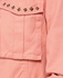 Salmon Pink Studded Utility Jacket