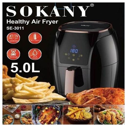 Sokany Healthy Digital Screen Air Fryer - 5l