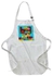 Second Choo Train Birthday Printed Apron With Pockets White 22 X 30inch
