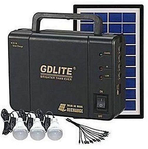 Gdl GD-LITE 8006A Solar Lighting System – Black