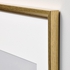 SILVERHÖJDEN Frame - gold-colour 40x50 cm