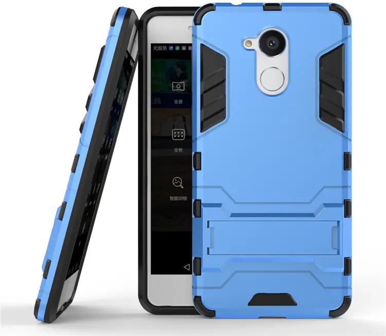 Huawei P9 Lite Smart / Nova Smart Smartphone Case Rugged Armor [Drop-protection] with Kickstand blue for Huawei P9 Lite Smart / Nova Smart Smartphone