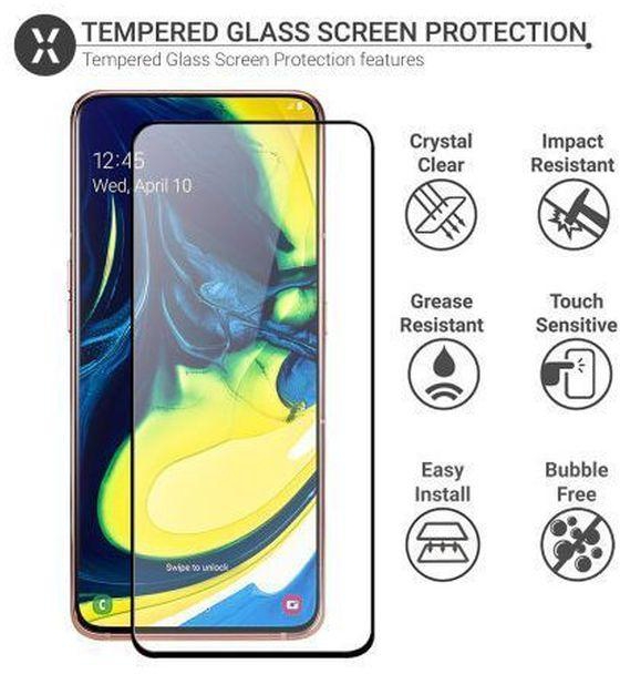2 PACK Of Samsung Galaxy A80 Tempered Glass Screen Guard