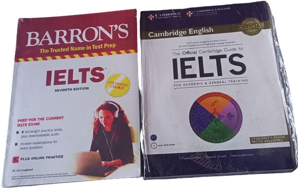IELTS 2 In 1 Package - Cambridge Official IELTS Guide + Barron's IELTS