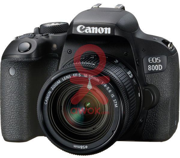 Canon EOS 800D 24.2 MP DSLR Camera with EF-S 18-135MM F3.5-5.6 IS STM Lens, Black