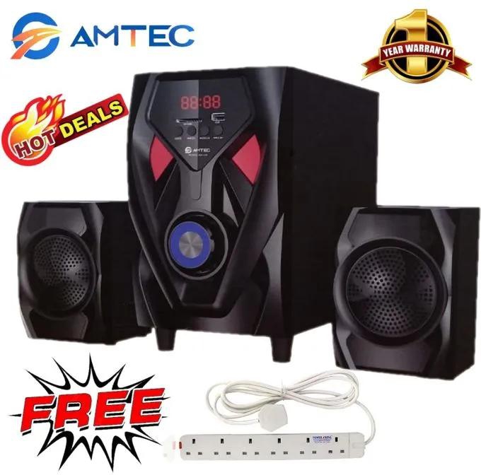 OFFER Amtec Sub Woofer System Bluetooth 2.1CH + Free 6 Way Ext