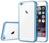 Ultra Thin Metal Bumper With Clear Acrylic Back plate Case Cover For iPhone 6 4.7 / Blue