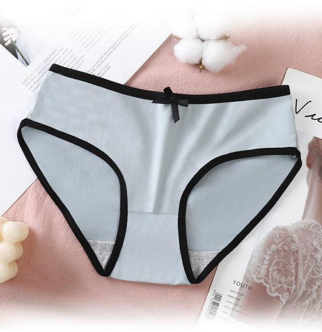 Kime Bowknot Breathable Panties L34212 - 2 Sizes (6 Colors)