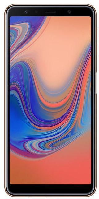 Samsung Galaxy A7 (2018) موبايل ثنائي الشريحة - 6.0 بوصة - 128 جيجا - 4G - ذهبي
