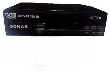 Sonar High Definition Terrestrial Digital Receiver No monthly charges. Free To Air Digital Set Box Decoder - Black
