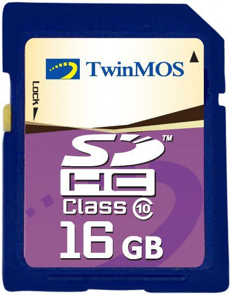 16GB SDHC Memory Card@ Class 10 for HD Contents- Secure Digital High Capacity Flash Cards with lifetime warranty- by TwinMOS