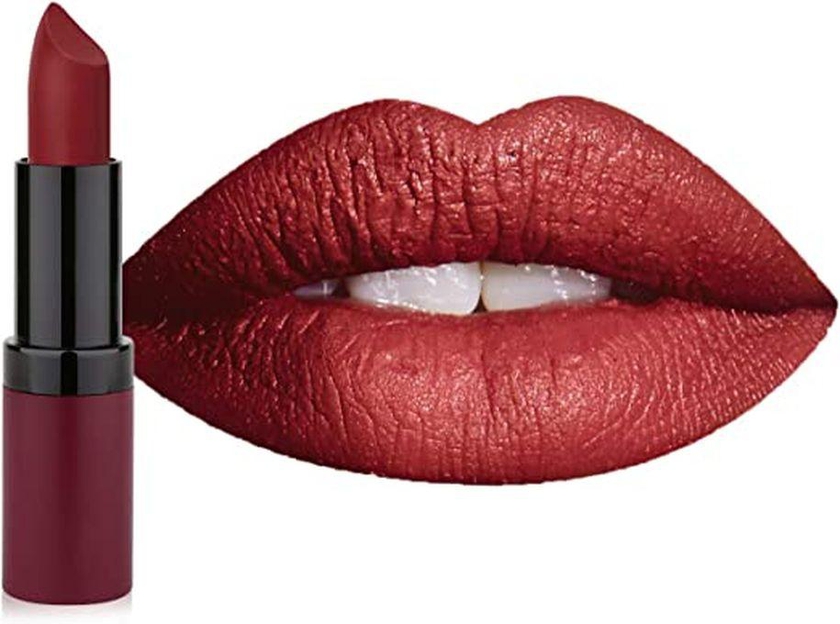 Golden Rose Velvet Matte Lipstick, 25 Mexican Red