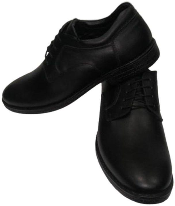 Oxford Shoes - Black Leather