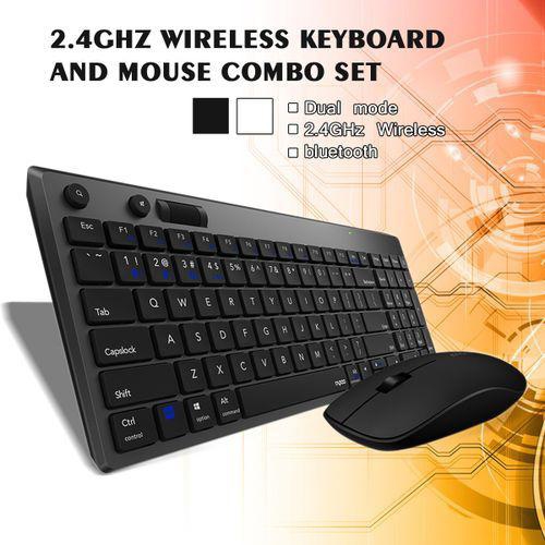 Generic 2.4GHz Wireless 108 Keys Keyboard And 1300dpi Mouse Set USB Receiver