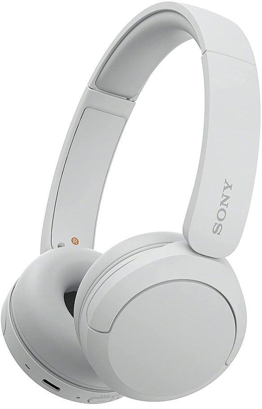 Sony WH-CH520 Wireless On-Ear Headphones with Microphone, White