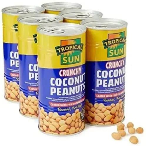 Tropical Sun Crunchy Coconut Peanuts - 330g X 6