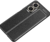 Huawei Nova 10 SE, Carbon Fiber Litchi Pattern Case, Anti-Slip Case, Slim Shock Absorption Cover - Black