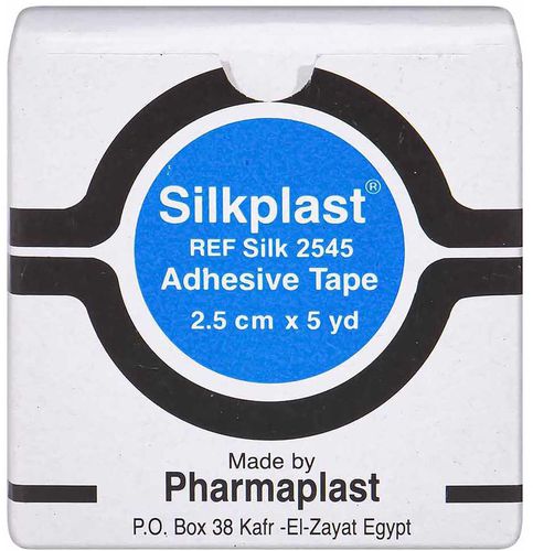 Silkplast Plaster, 2.5 cm - 5 Pieces