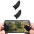 Mobile Game Controller Finger Sleeve Sets, Anti-Sweat Breathable Full Touch Screen Sensitive Shoot Aim Joysticks Finger Set For PUBG/Knives Out/Rules Of Survival-Black ( 4 Pcs )