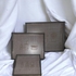 A Set Of 3 Serving Trays With Special Design