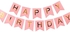 A Decorative Branch Made Of Cardboard For Happy Birth - Pink