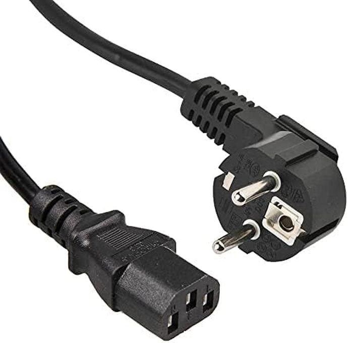 Power Cable For Computer, Printer And Monitor - Black