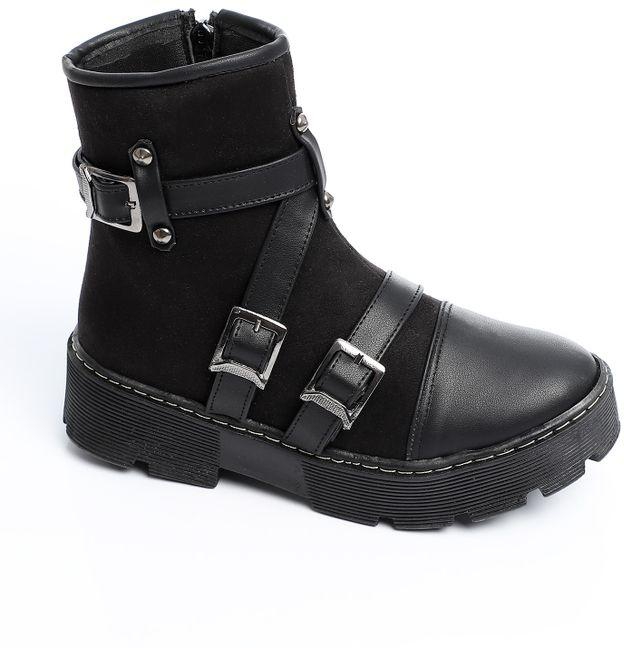 Half Boots Black Chamois / Leather