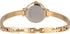 Set of 2 Pieces Hand Watch and studded Necklace by Fontenay ,Yellow Gold