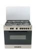 Elekta 90x60 5 Burner Full Stainless Steel Gas Oven Silver- EGO-694SS-FFD-K