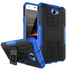 Universal Case For Huawei Ascend Y5 II Detachable 2 In 1 Hybrid Armor Design Shockproof Tough Rugged Dual-Layer Case Cover With Built-in Kickstand Blue