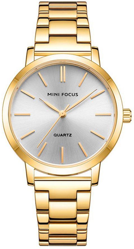 Mini Focus Woman Quartz Watches Stainless Steel 0307 Gold