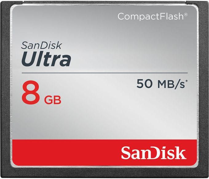 Sandisk Ultra CompactFlash Memory Card 8gb