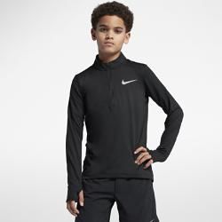 Nike Dry Miler Older Kids'(Boys') Running Top - Black